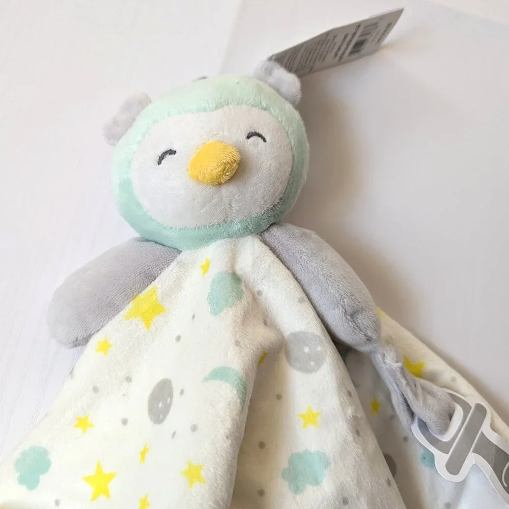 Carter's Security Blanket With Pacifier Holder Plush Lovey Animal Galaxy 15"x14" - Picture 5 of 7